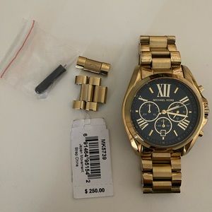 Michael Kors Oversized Bradshaw Gold-Tone Watch